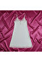 Women's Lace Cotton Thin Strap Above Knee Nightgown Bb2474 - 6