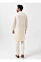 Mens Lord Krishna Print Cotton Kurta Set - 2