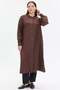 Hakim Collar Draped Long Women's Shirt - 2