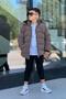 Boy's Detachable Hooded Waterproof Nova Winter Coat Km4012 - 5