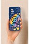 Poco F5 Pro Compatible Happing Smile Patterned Silicone Case