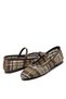 Women's Colorful Straw Detailed Orthopedic Non-Slip Sole Ballerina Shoes 19045 - 4