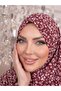 Women's Prayer Gown - Two-Piece Flower-Patterned Seasonal Sweat-Proof Jersey Fabric - Comfortable Fit - 4