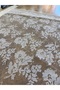Meter Coupon Cordone Lace Fabric - Evening Dress and Wedding Dress Fabric with Eyelash Detail - 5