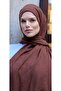 Organic Dubai Shal Shawl Chocolate Brown - 2