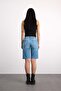 40392-73602 Women's Wide Leg Denim Bermuda 40392-73602 - 3