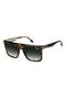 UV Protected Sunglasses Havana Frame Green Shaded Mirror Lens 56mm - C-359/S-086