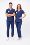 Unisex Patriot Blue Scrubs Suit Nurse Uniform and Hospital Uniform New Direction. Suitable Emblem