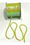 Sequin Ribbon / 1 Roll / 6 mm Sequins / Row Sequin Ribbon / Pistachio Green