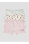 Özmarka New Season Printed Girls' Boxer 3-Piece Set - 6