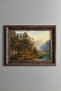 Village in the Alps - Vintage Patterned Painting - Thick Model