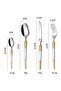 24-Piece Stainless Steel Cutlery Set Kitchen Utensil Set Western Tableware - 7