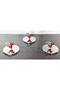 3 Pieces Small Elysia & Timeless Bowl Covers Suitable for 8.5 cm Mouth Diameter - Silver Cherry - 2