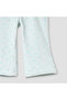 Heart Print Fleece Leggings with Elasticated Waistband - 4