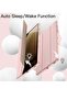 Case for Samsung Galaxy Tab S9 FE+ / S9 FE Plus 12.4-Inch – Soft TPU Tri-Fold Stand Protective Cover with S Pen Holder, S Pen Charging Support, Auto Wake/Sleep (Rose Gold) - 5