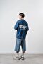 Men's Oversize Back Printed T-Shirt Letter Printed Crew Neck Short Sleeve Unisex Streetwear Basic T-Shirt