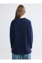 Özmarka New Season Crew Neck Oversize Women's Knitwear Tunic - 4