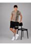 Boy's Printed T-Shirt Shorts Modern Line Patterned Set (Casual Summer Sportswear) - 4