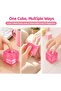 Nice Cube Sensory Squeeze Toy - Soft Stress Relief Fidget Cube for Kids & Adults, Squishy Sensory Toy for Relaxation & Focus - 4