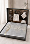 Luxury Velvet 5 Piece Prayer Mat Set |   Dowry Box, Gift Box and Gift Prayer Set - 2