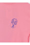 Lcw Vision Pink 100% Cotton Oversize Women's T-Shirt - 8