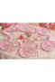 Girl's Birthday Pink Ribbon Party Set Happy Birthday 16 Piece Party Supplies 8 Plates 8 Cups Set - 4