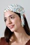 Colorful Sequined Hand Knitted Bandana – Handmade Tie-On Hairband - 5