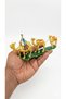 Decorative Camel Caravan Figurine, Gold Enamel, Trinket Box, Jewelled Collectible, Desert Theme, Hinged Keepsake - 5