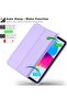 New iPad 10.9 Inch Case 2022 (10th Gen) with Pencil Holder - Trifold Stand Smart Case with Soft TPU Back, Auto Wake/Sleep - Purple - 2