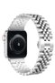 Compatible with Apple Watch Band Series 5 44mm 42mm, Stainless Steel iWatch Band with Butterfly Folding Clasp for iWatch Band Series 5/4/3/2/1 - 2