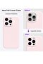Compatible with iPhone 15 Pro Max Case Shockproof with 2pcs Screen Protectors - Pale Rosette - 3
