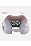 Electric Travel Neck Massage Pillow, U-Shaped Memory Foam Kneading Head & Neck Support Pillow for Pain Relief - 3