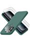 Designed for iPhone 14 Pro Max Case, Silicone Phone Case with [2 Screen Protectors] + [2 Camera Lens Protectors] and Soft Anti-Scratch Microfiber Lining Inside, 6.7 inch, Midnight Green