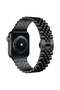 Replacement Band Compatible with Apple Watch 45mm / 44mm / 42mm, Stainless Steel Solid Strap Metal Bracelet for Apple Watch Series 7 6 5 4 3 2 SE - 2