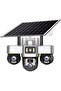 4G Solar-Powered Outdoor PTZ Security Camera with 3-Lens System - 3