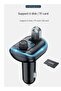 Y44 Bluetooth V5.0 FM Transmitter 3.1A Dual USB Car Charger RGB Backlit Light LED Digital Display - 2
