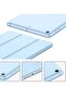 iPad 9.7 Case (2018/2017, 6th/5th Gen) Smart Cover with Pencil Holder – Soft Baby Skin Silicone Back, Full Body Protection, Auto Wake/Sleep, Sky Blue - 3