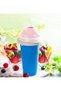 Travel Portable Double Layer Silica Cup Pinch Cup Hot Summer Cooler Smoothie Silicon Cup Pinch into Ice Children's Adult Slushy Ice Cup - 3