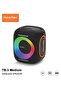 TB-3 Medium Wireless Portable Speaker with RGB Lighting, 50W Output Power, Multi-Functional Button Control, Black – Powerful Sound & Vibrant Lighting