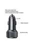 Y50 Super Fast Charging USB 3.0 USB-C Dual Car Charger - 7