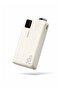 20000mAh Power Bank with Built-In Cables, Fast Charging, LED Display, Carry Strap, Beige - 4