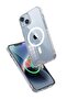 iPhone 15 Case (6.1-Inch) - Clear Rugged Cover with Magnetic Charging Support | Military-Grade Drop P - 7