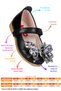 Fly Velcro Butterfly Accessory Girls' Ballerina Shoes - 2