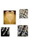 3 Lights Crystal Hanging Chandelier Chandeliers Ceiling Lamp Lighting for Bedroom Hallway - 6