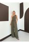 One-Shoulder Gathered Detailed Wide-Leg Jumpsuit - 5