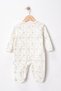 Baby Girl Patterned 3-Piece Jumpsuit Set with Booties Newborn Clothing Set 3-6-9 Months - 4