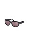 Shiny Black Uv400 Injected Female Sunglasses