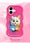 iPhone 17 Compatible Case Camera Protector Red Silicone Couple Phone Case Cat Pattern - 2