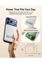 BoostCharge Portable Charger Qi2 15W, Slim Magnetic Power Bank 5000mAh with Kickstand, USB C Cable - 2