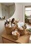 Crow Natural Wicker Flower Pot Hsr-93 Flower Pot Set with Inner Bag - 3 Size Wicker Multi-Purpose Organizer Towel Basket - 4